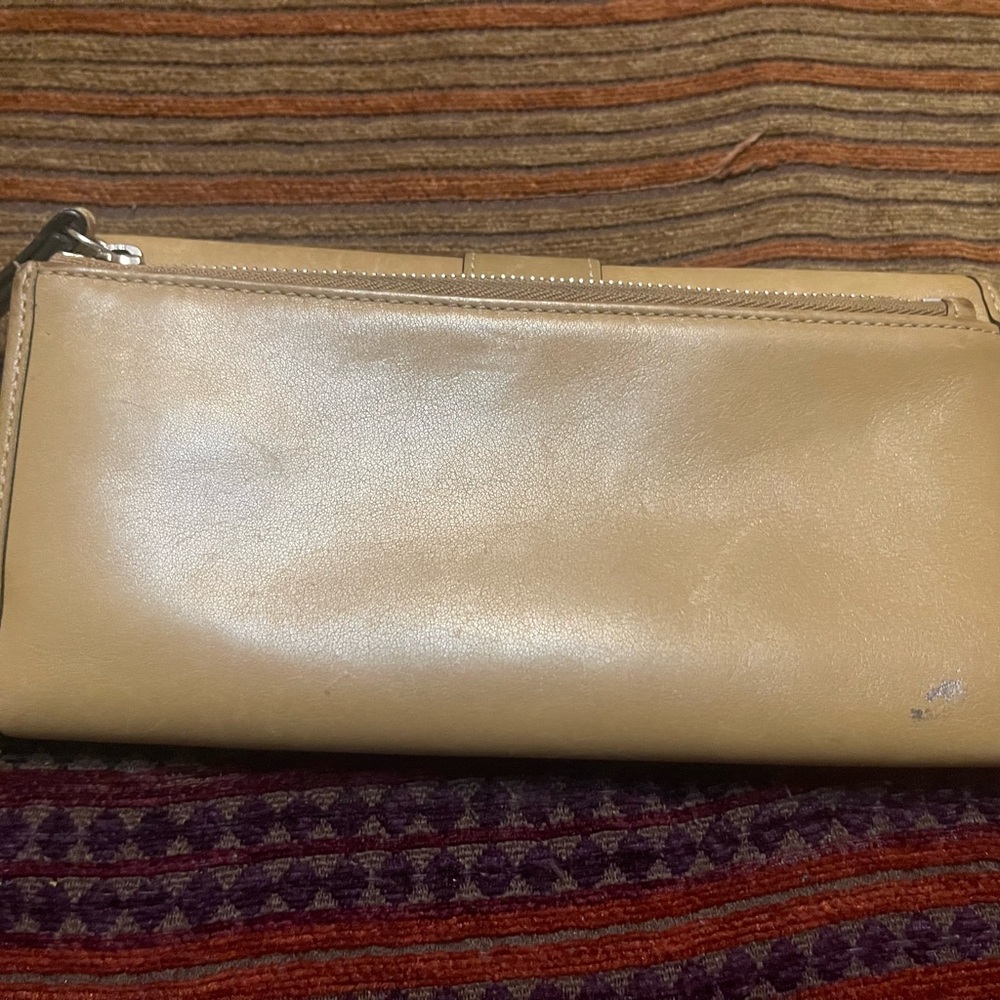 Coach Tan Leather Handbag and Wallet - Picture 5 of 7